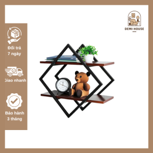 Kệ treo tường 2 tầng 60x25x60cm