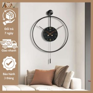 treo đồng hồ phòng khách theo phong thủy