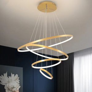đèn thả hiện đại 3 vòng