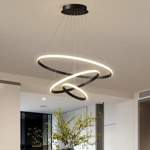 đèn thả hiện đại 3 vòng