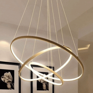 đèn thả hiện đại 3 vòng