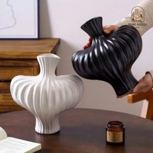 bình hoa gốm sứ wabi sabi