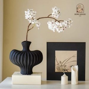 bình hoa gốm sứ wabi sabi