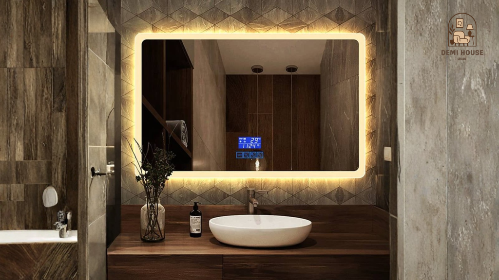 gương phòng tắm chống hơi mờ