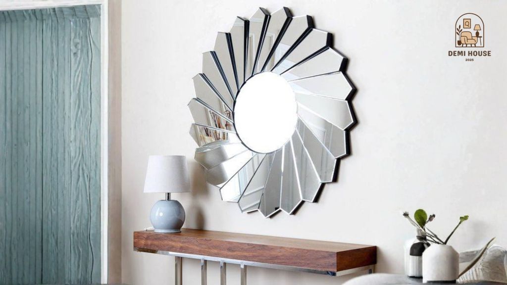 Gương Nghệ Thuật Tròn Treo Tường