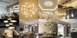 đèn trang trí trước cửa nhà sang trọng